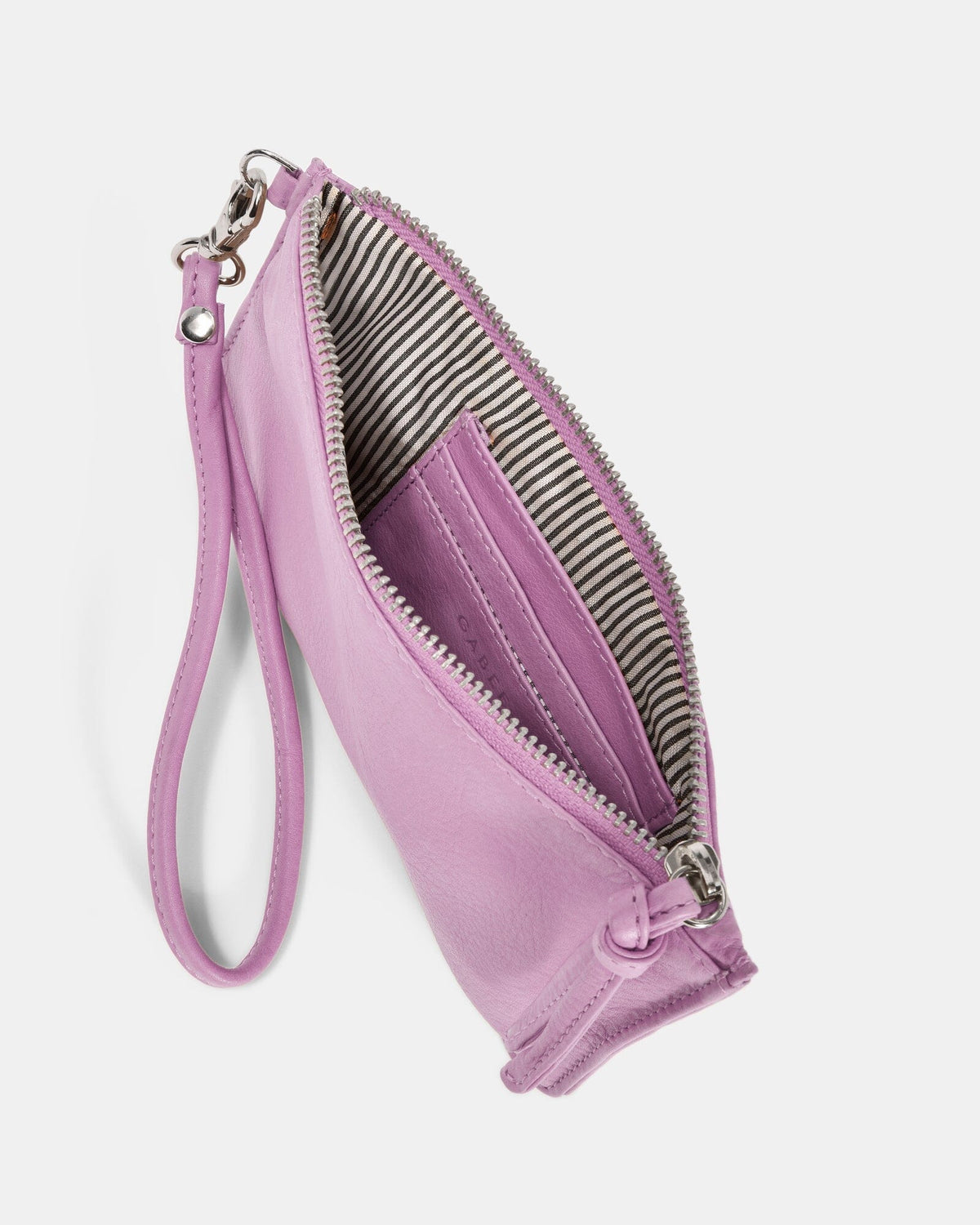 Abril Soft Leather Wristlet Purse - Pink
