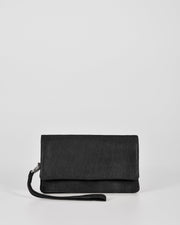 Albury Soft Leather Fold Over Wallet - Black