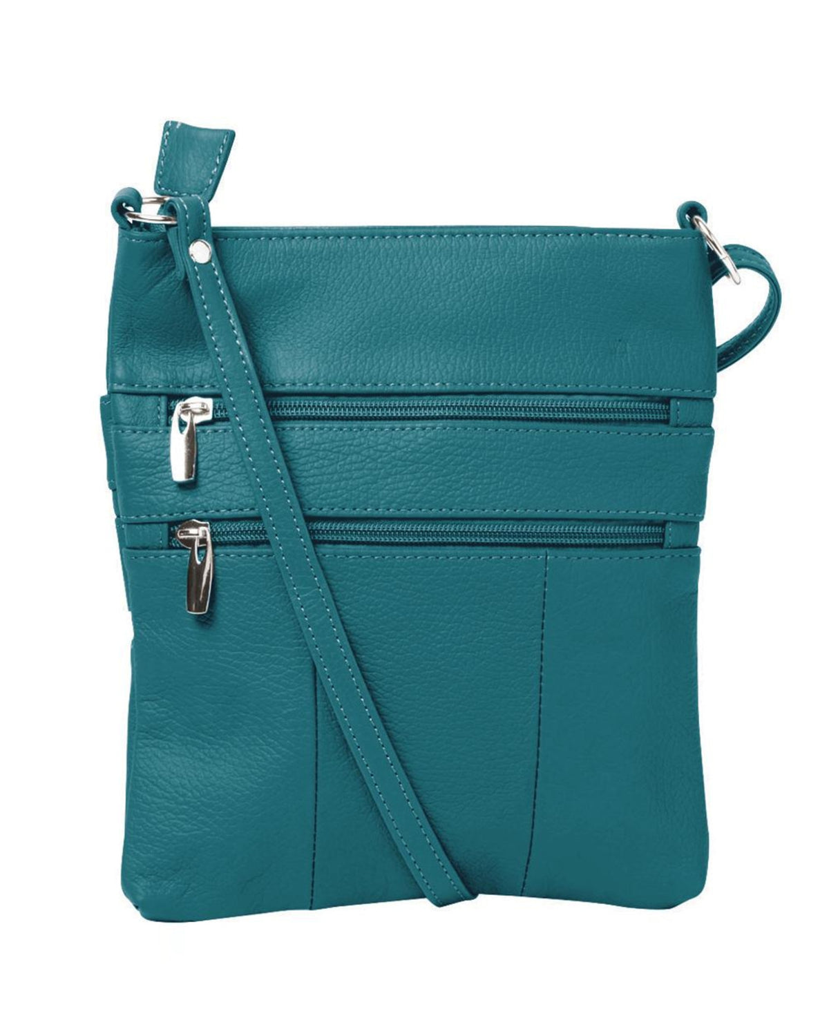 Alexis Leather Crossbody - Teal