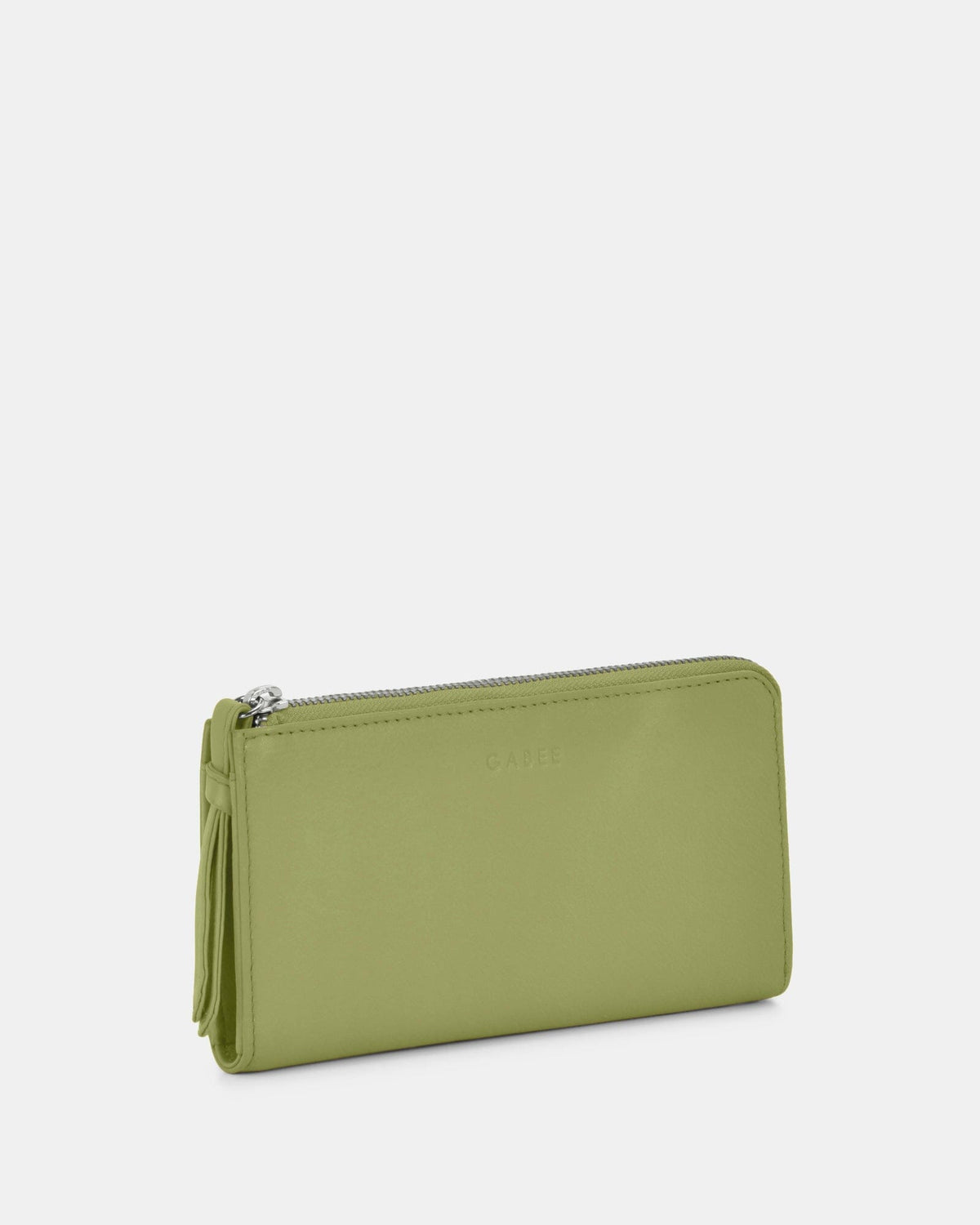 Alina RFID Safe Leather Zip Around Wallet - Pear wallet GABEE 