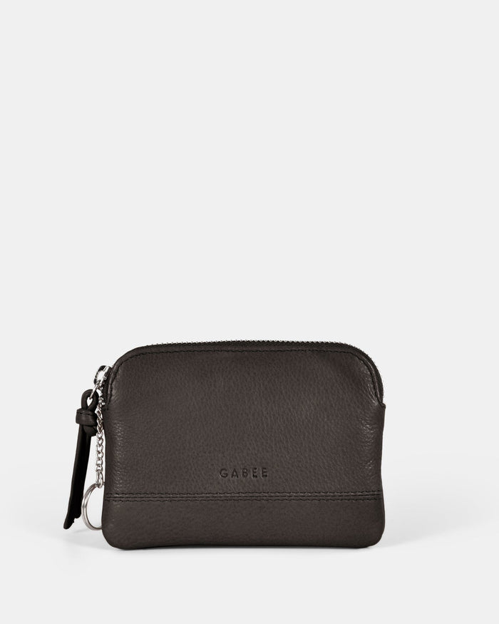 Amara Small Keychain Pouch - Black