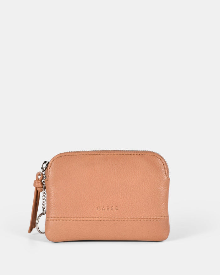 Amara Small Keychain Pouch - Camel