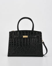 Arlie Croc Leather Tote Bag