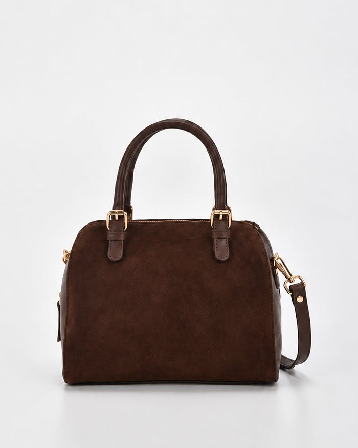 Armadale Suede & Leather Crossbody Bag