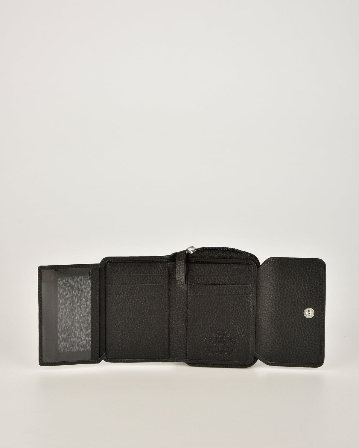 Ascot Ladies RFID Leather Wallet - Black Wallet COBB & CO 