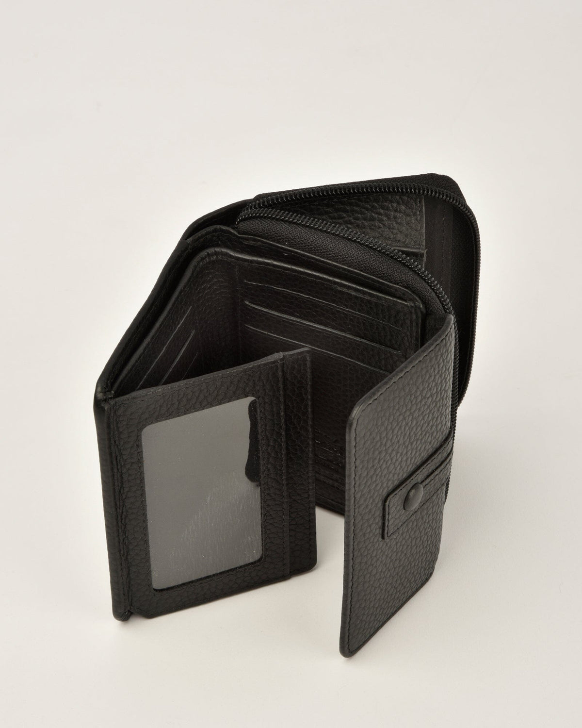 Ascot Ladies RFID Leather Wallet - Black Wallet COBB & CO 
