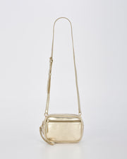 Aurora Metallic Crossbody - Champagne
