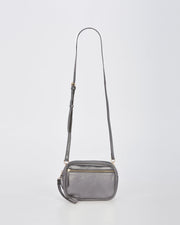 Aurora Metallic Crossbody in Pewter – designed in Australia by Cobb & Co