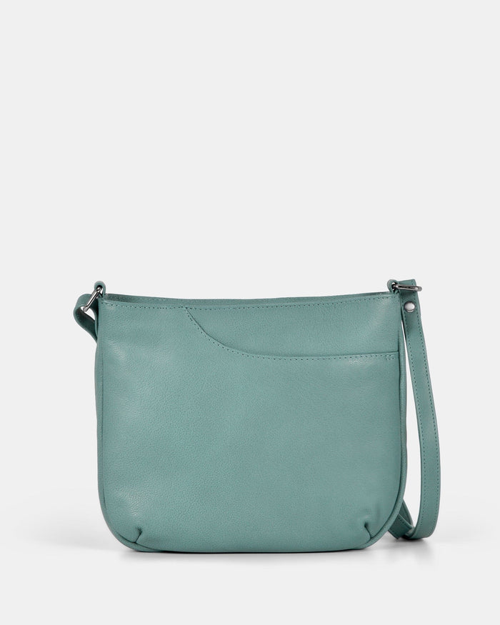 Avery Leather Crossbody Bag - Ocean