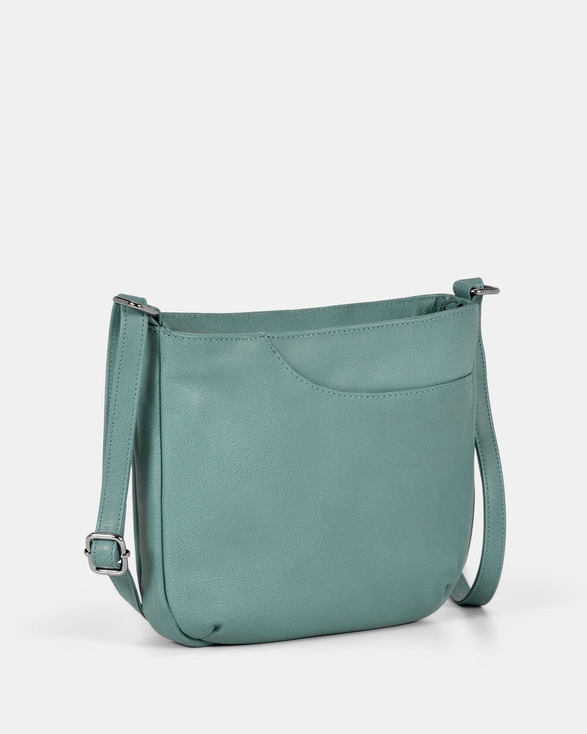 Avery Leather Crossbody Bag - Ocean