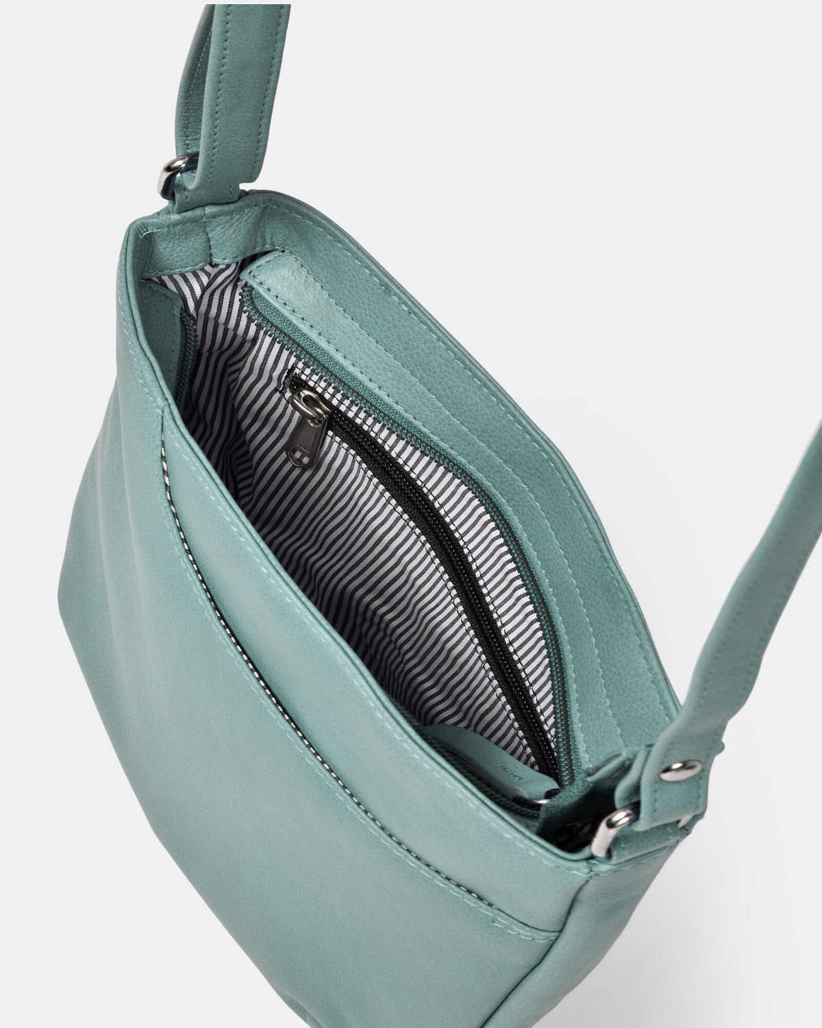 Avery Leather Crossbody Bag - Ocean