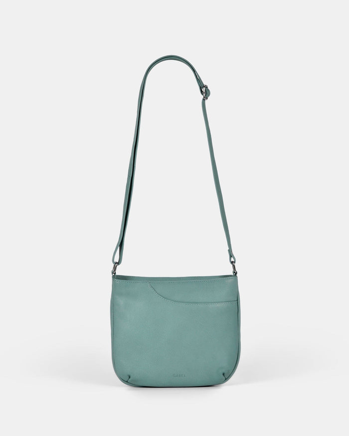 Avery Leather Crossbody Bag - Ocean