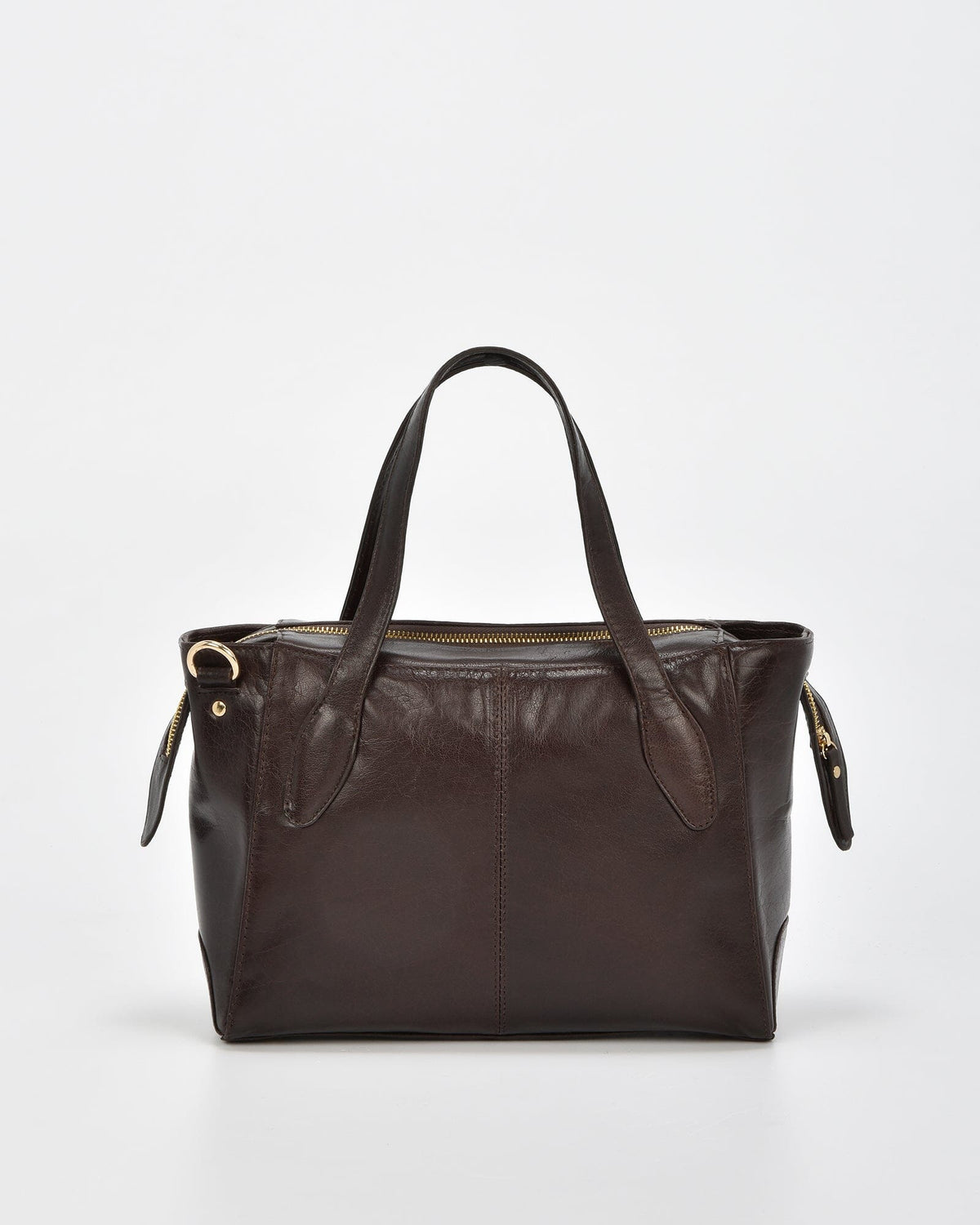 Beaumont Leather Tote Bag - Chocolate