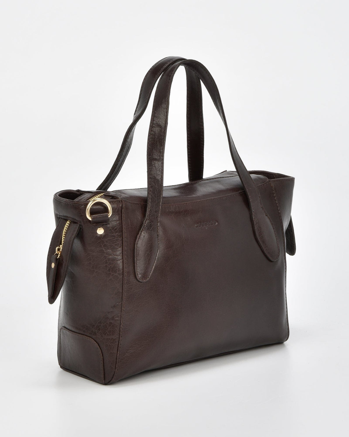 Beaumont Leather Tote Bag - Chocolate