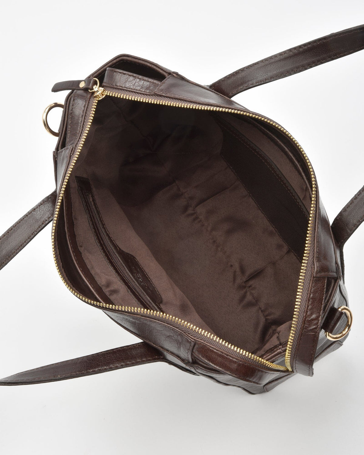 Beaumont Leather Tote Bag - Chocolate