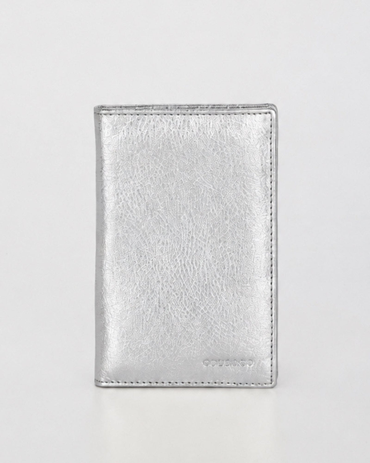 Billy RFID Leather Passport Wallet - Silver COBB & CO 
