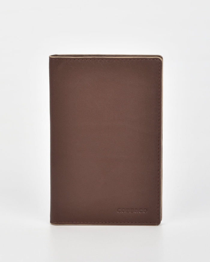 Billy RFID Two Tone Leather Passport Wallet