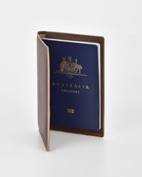 Billy RFID Two Tone Leather Passport Wallet