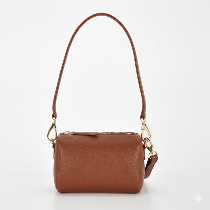 Botany Washed Leather Crossbody Shoulder Bag