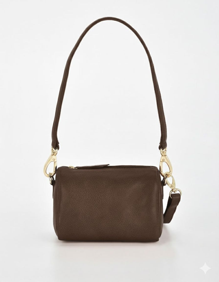Botany Washed Leather Crossbody Shoulder Bag