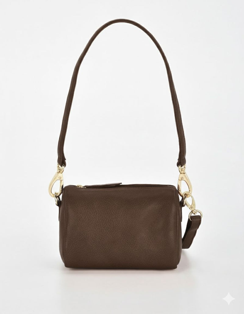 Botany Washed Leather Crossbody Shoulder Bag