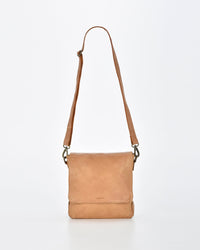 Bracewell Rugged Leather Flapover Crossbody