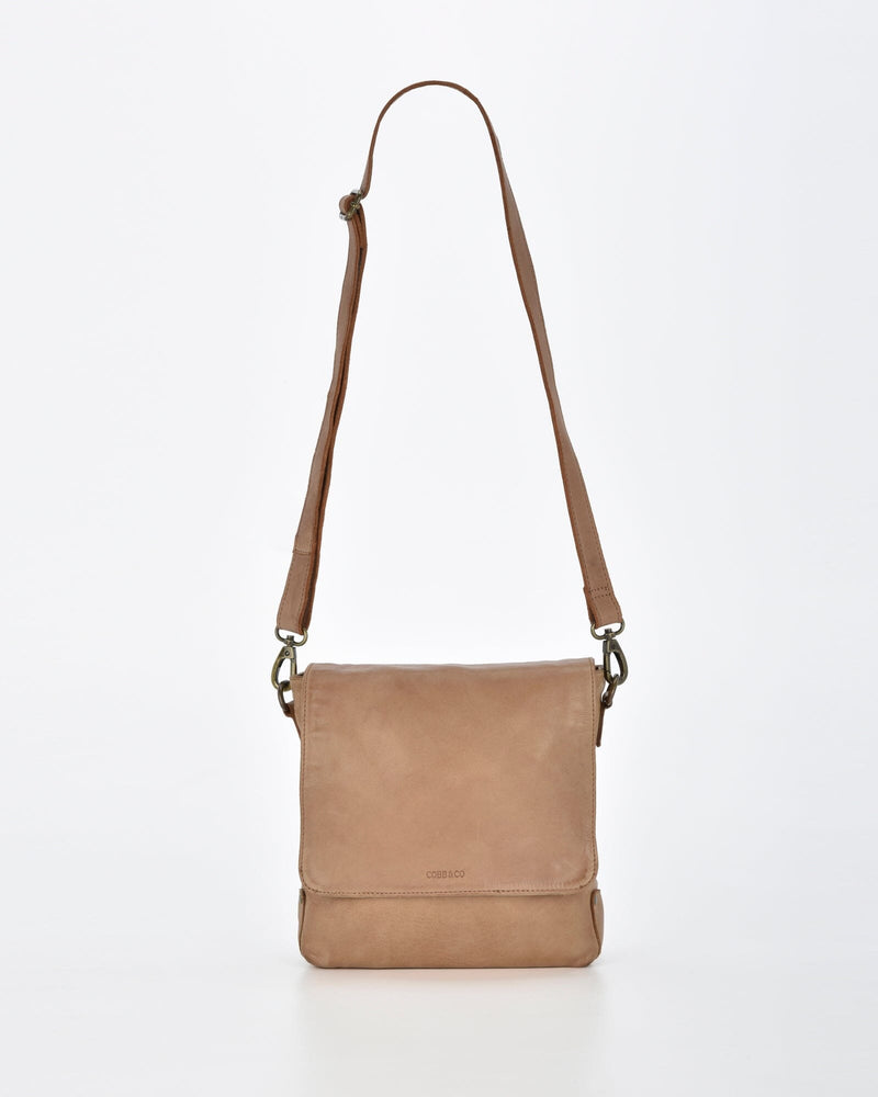 Bracewell Rugged Leather Flapover Crossbody