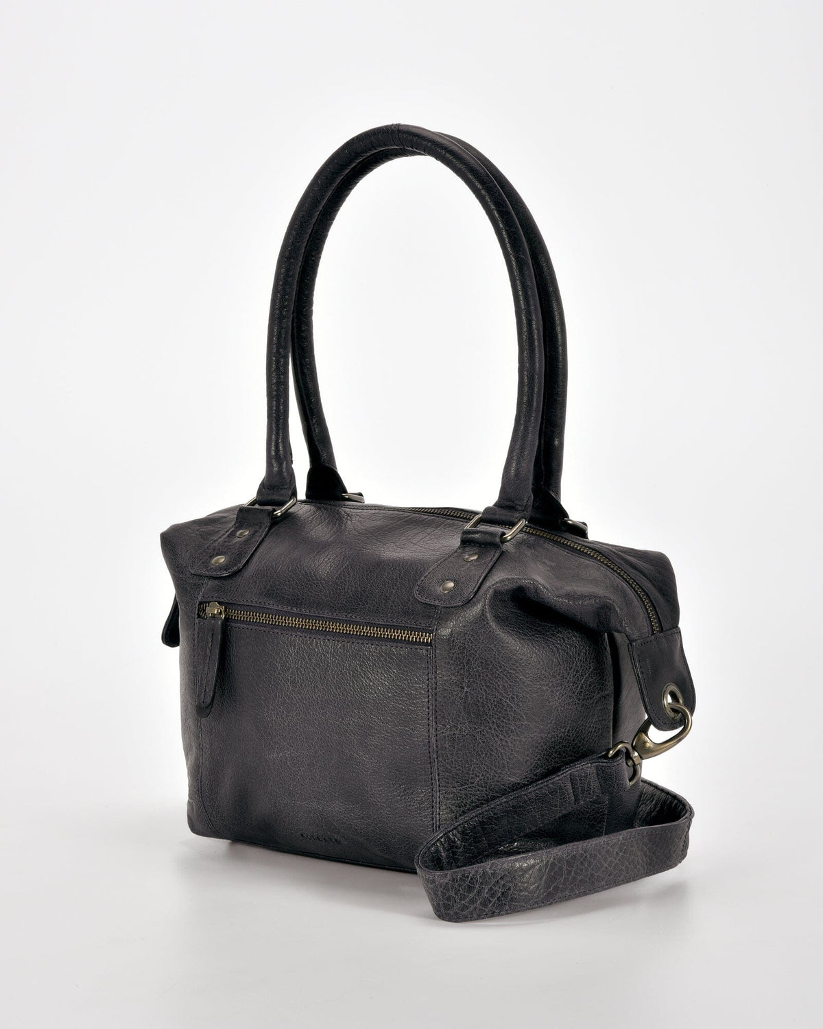 Braddon Leather Handbag - Black