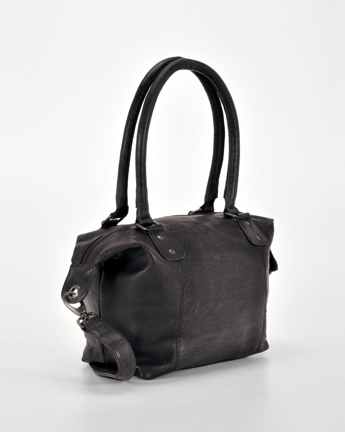 Braddon Leather Handbag - Black
