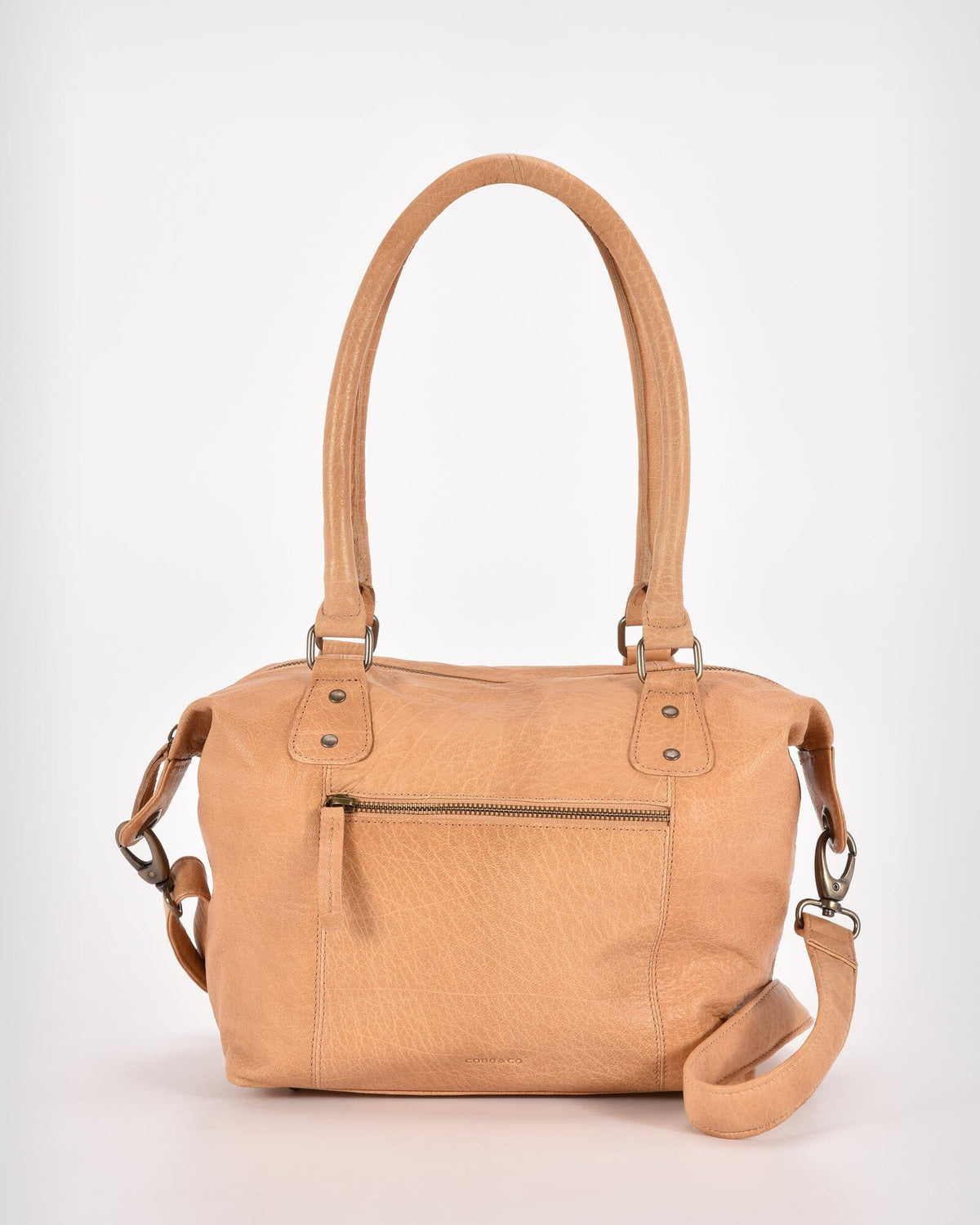 Braddon Leather Handbag - Camel