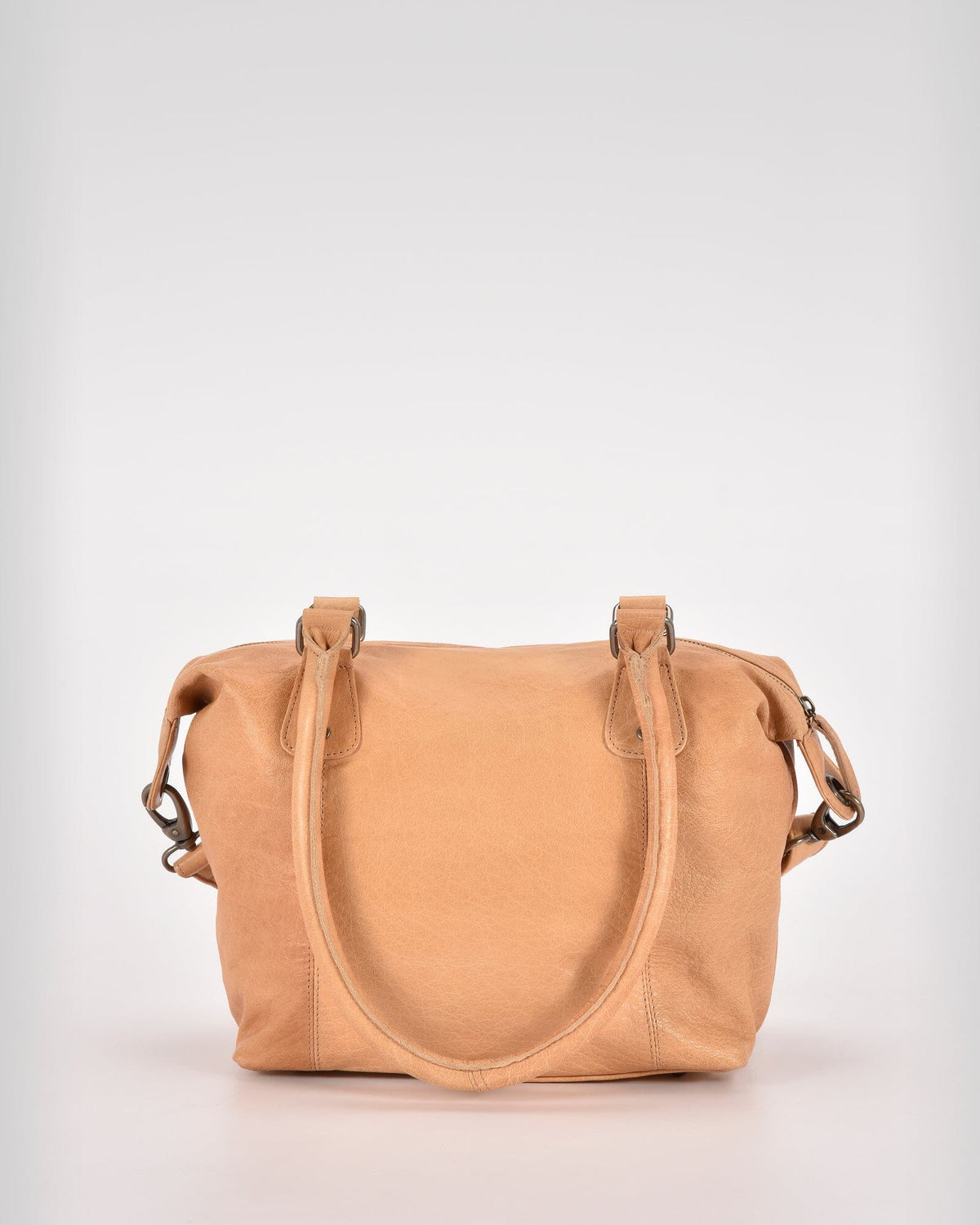 Braddon Leather Handbag - Camel