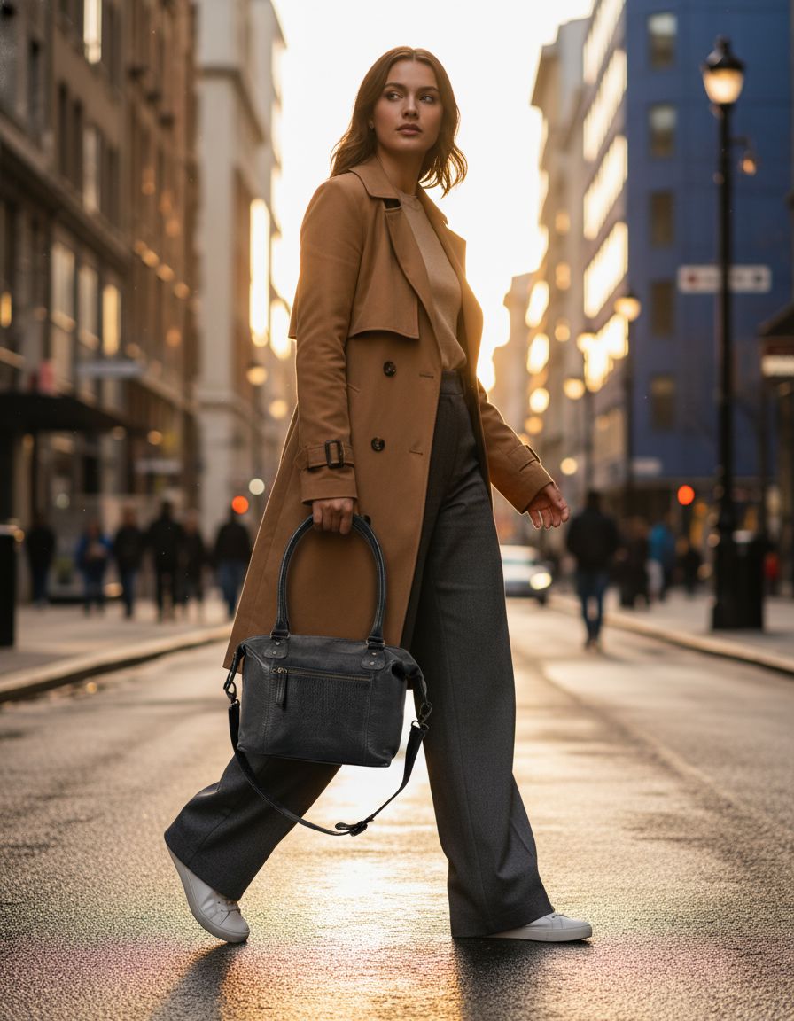 Braddon Leather Handbag - Tan