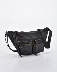 Bradshaw Zipped Leather Waist/Crossbody Bag