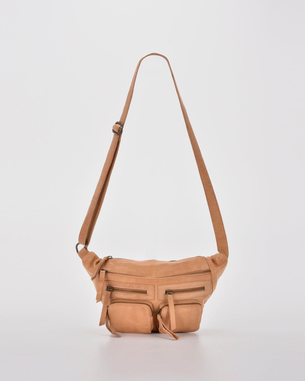 Bradshaw Zipped Leather Waist/Crossbody Bag