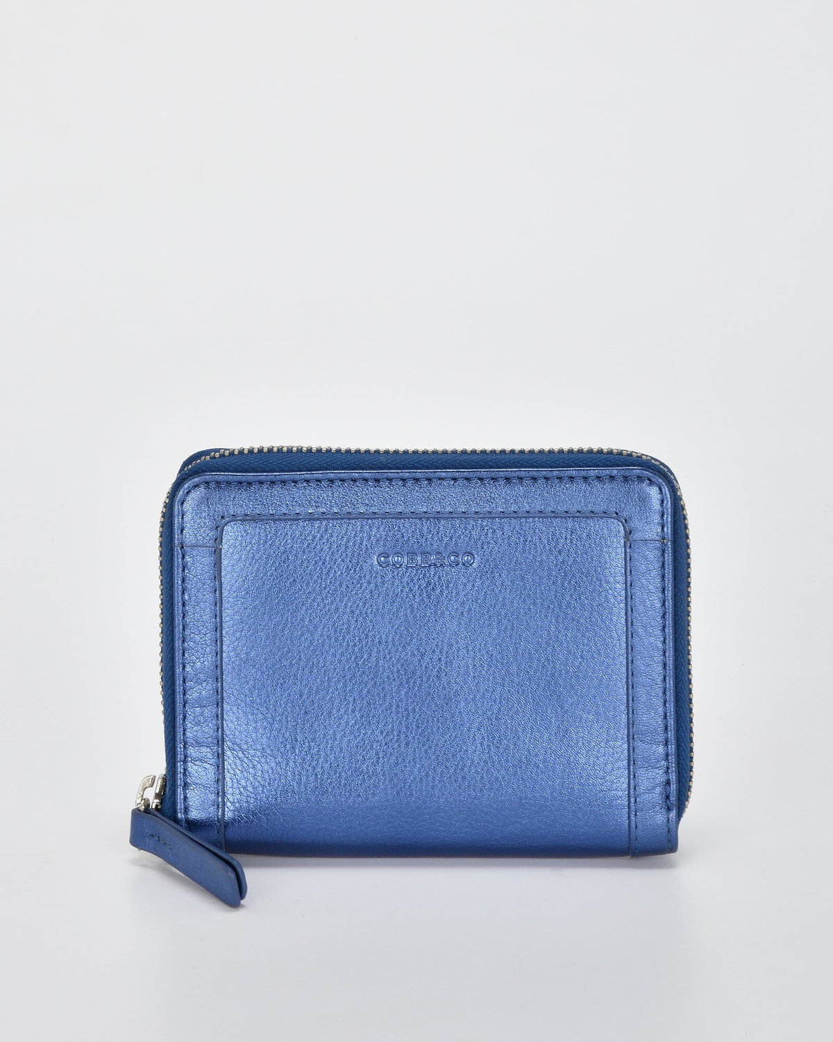 Callisto Metallic Ladies Wallet - Blue