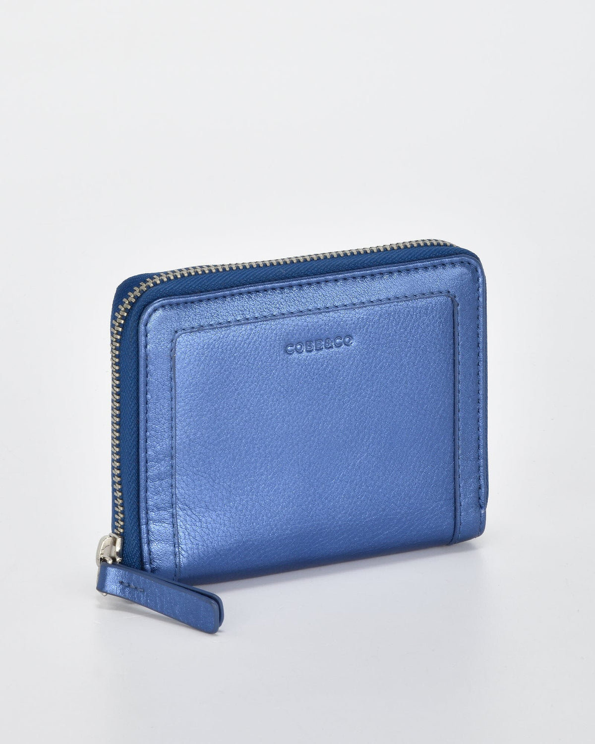 Callisto Metallic Ladies Wallet - Blue