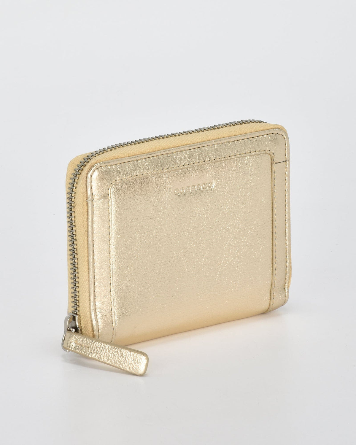 Callisto Metallic Ladies Wallet - Gold