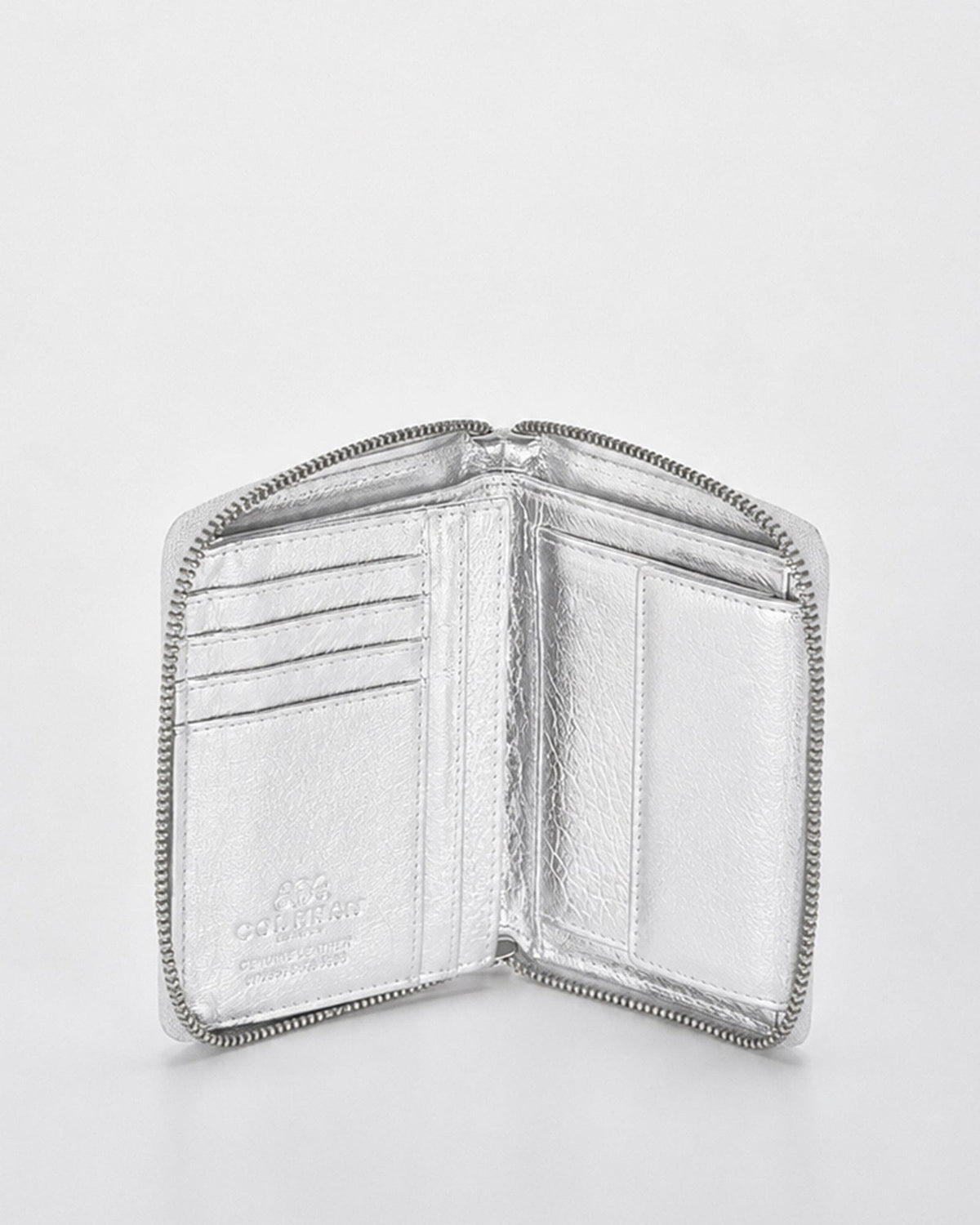 Callisto Metallic Ladies Wallet - Silver