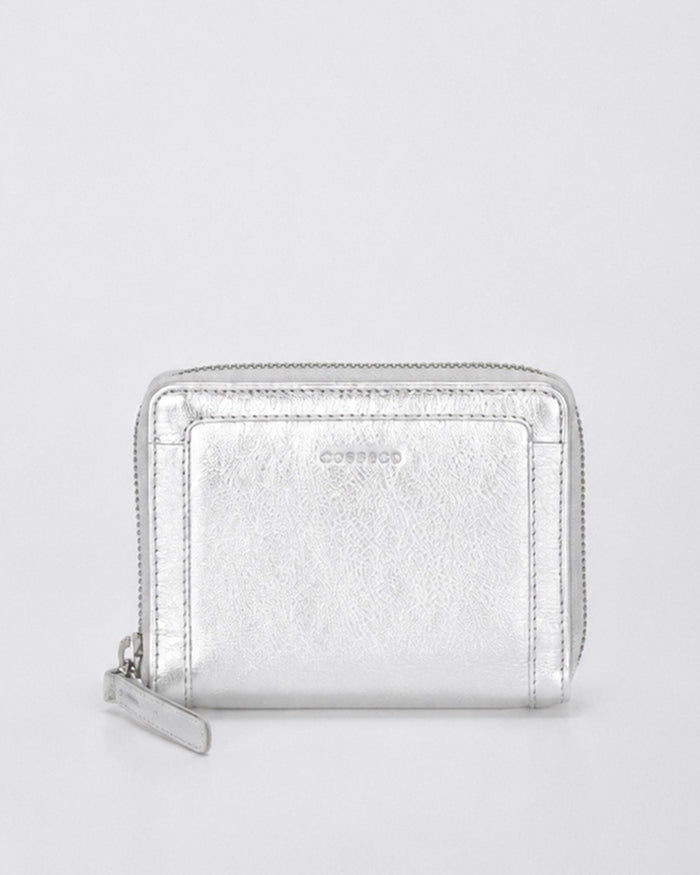 Callisto Metallic Ladies Wallet - Silver