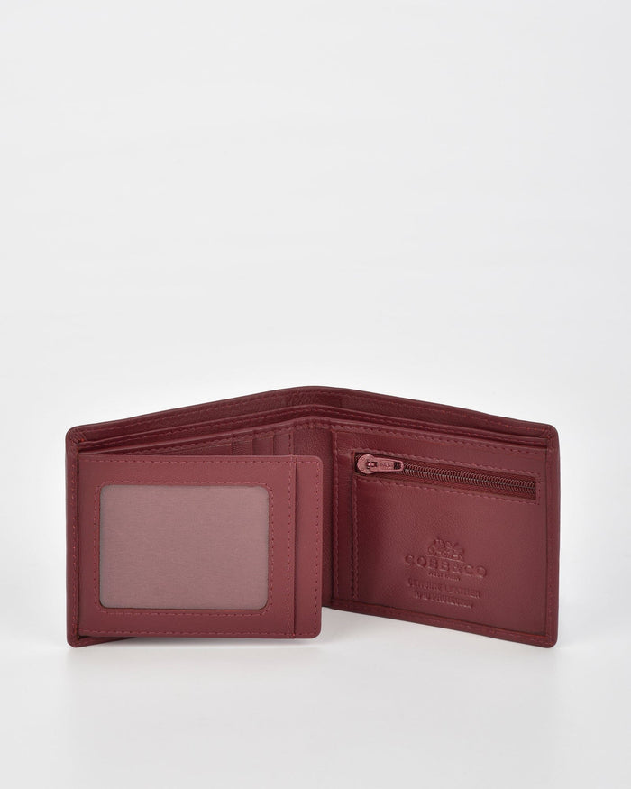 Campbell Leather RFID Wallet with fold out card section