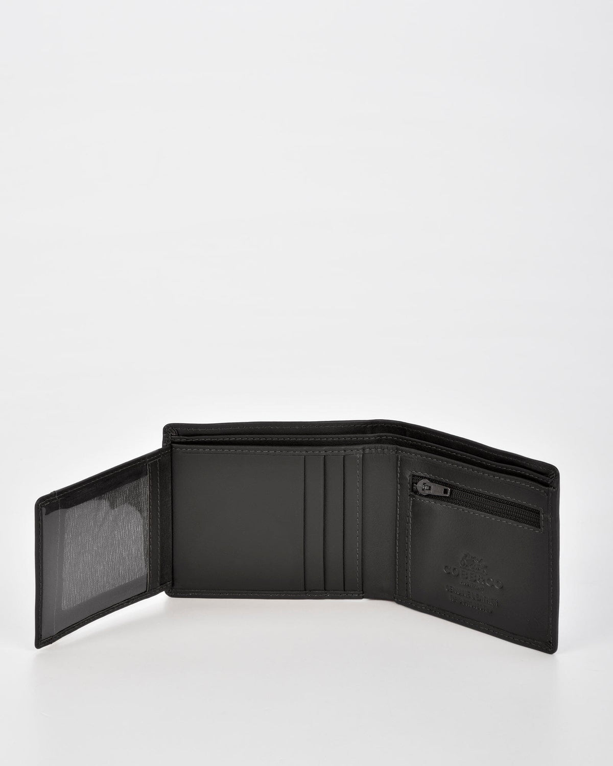 Campbell Leather RFID Wallet with fold out card section