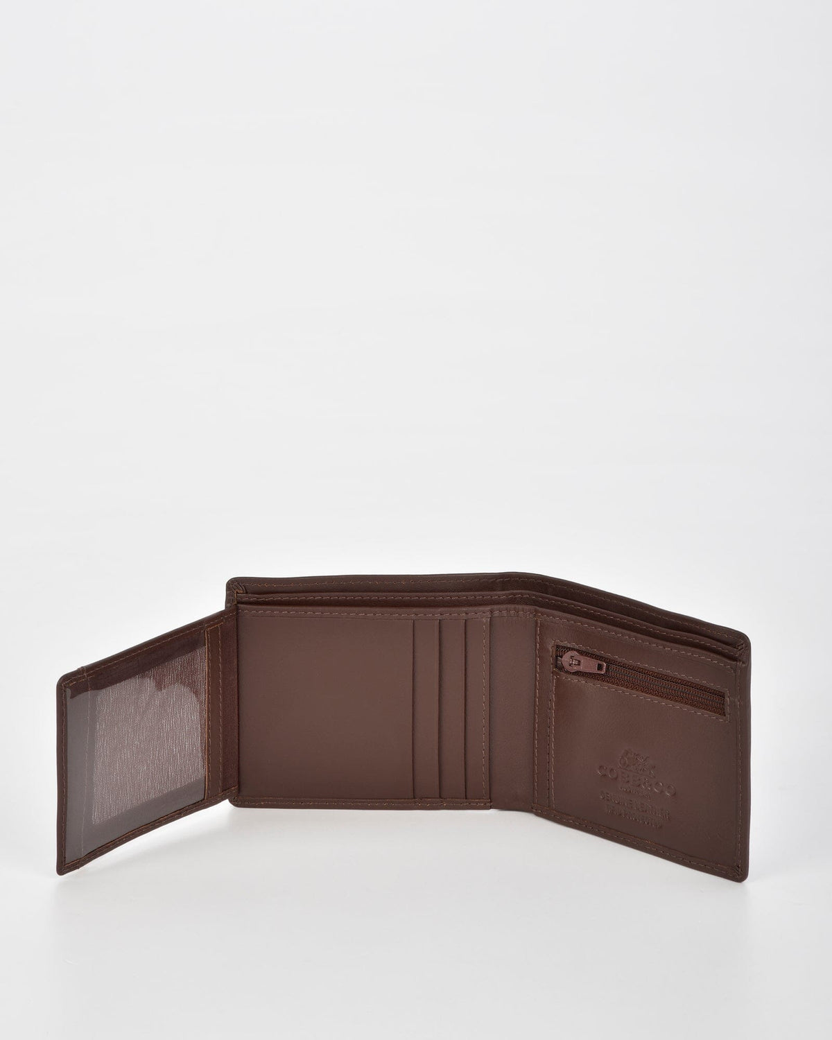 Campbell Leather RFID Wallet with fold out card section