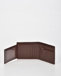 Campbell Leather RFID Wallet with fold out card section