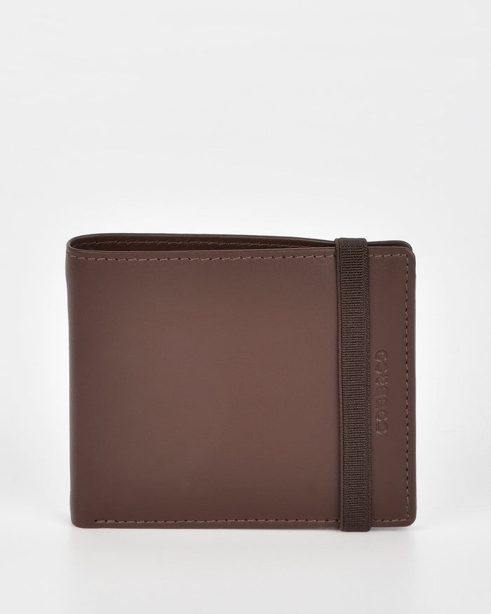 Campbell Leather RFID Wallet with fold out card section