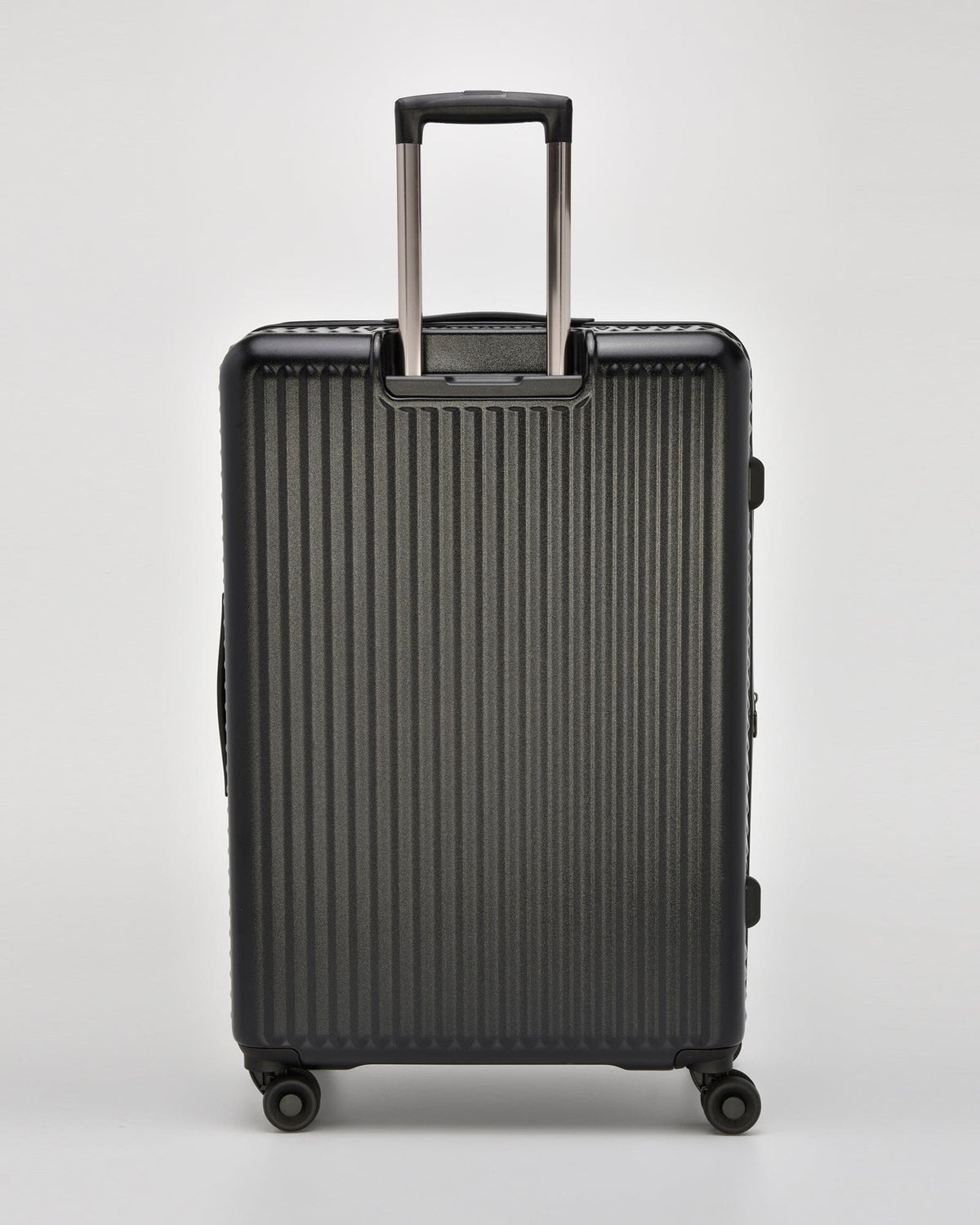 Canberra Expandable Front Opening Hardside 3 Piece Luggage Set - Black