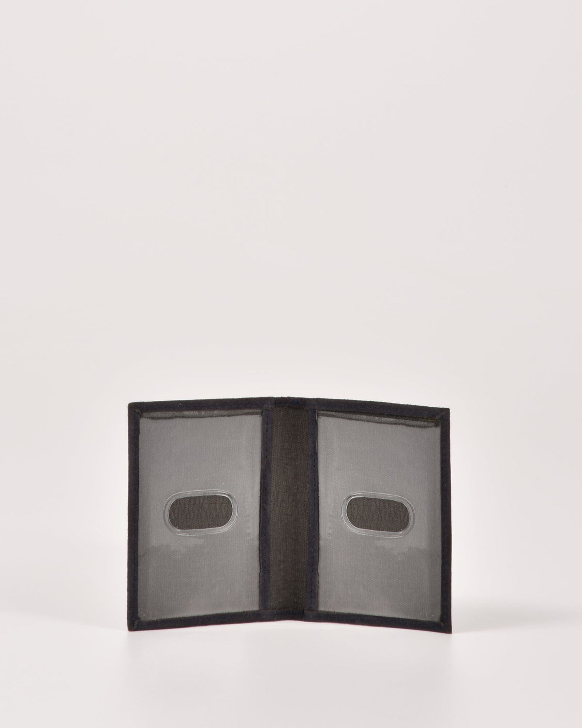 Carlyon RFID Leather Card Holder - Navy