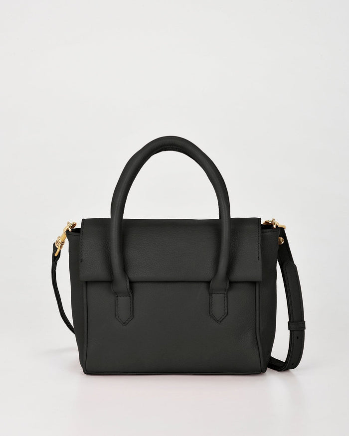 Carrie Leather Mini Tote - Tan
