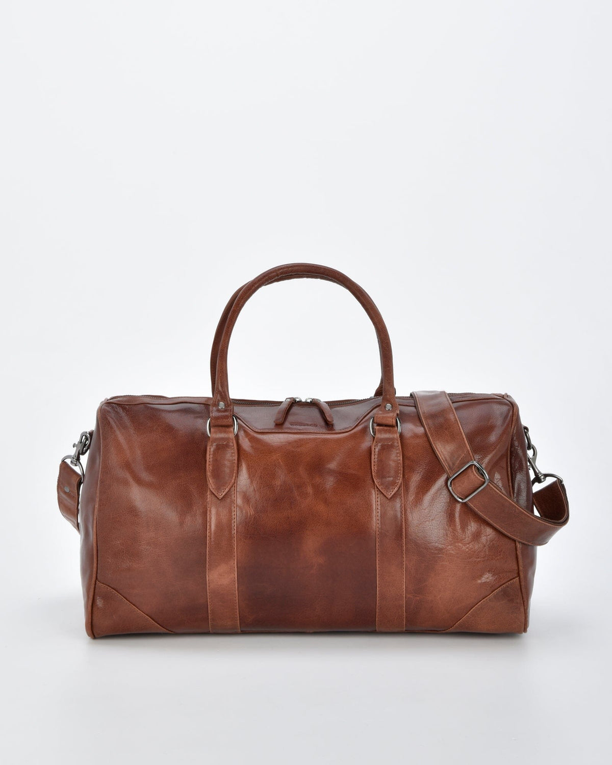Carrington Leather Barrel Style Duffel