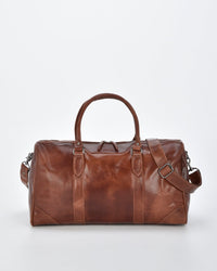 Carrington Leather Barrel Style Duffel