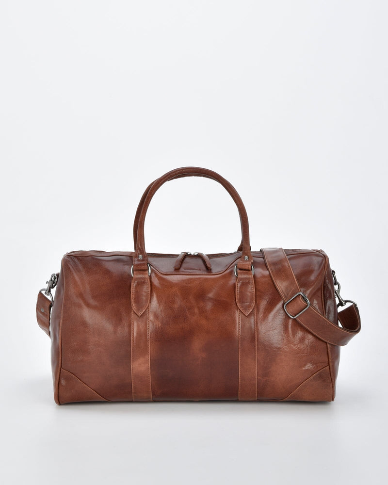Carrington Leather Barrel Style Duffel